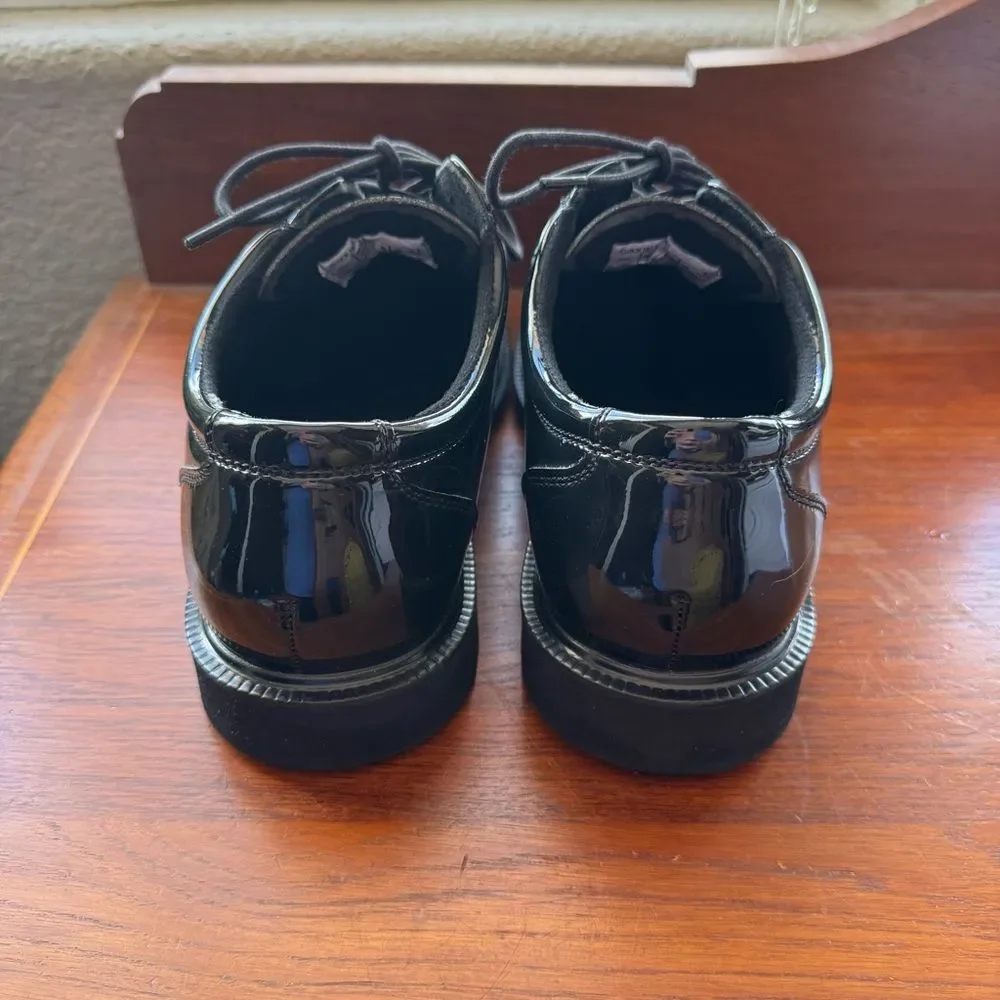 Thorogood Men's and Women's Black Poromeric Uniform Oxford Dress Shoes 8.5 NIB